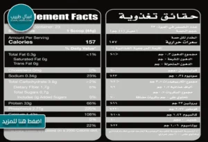 القيم العذائية في ليمتلس فيجن بروتين